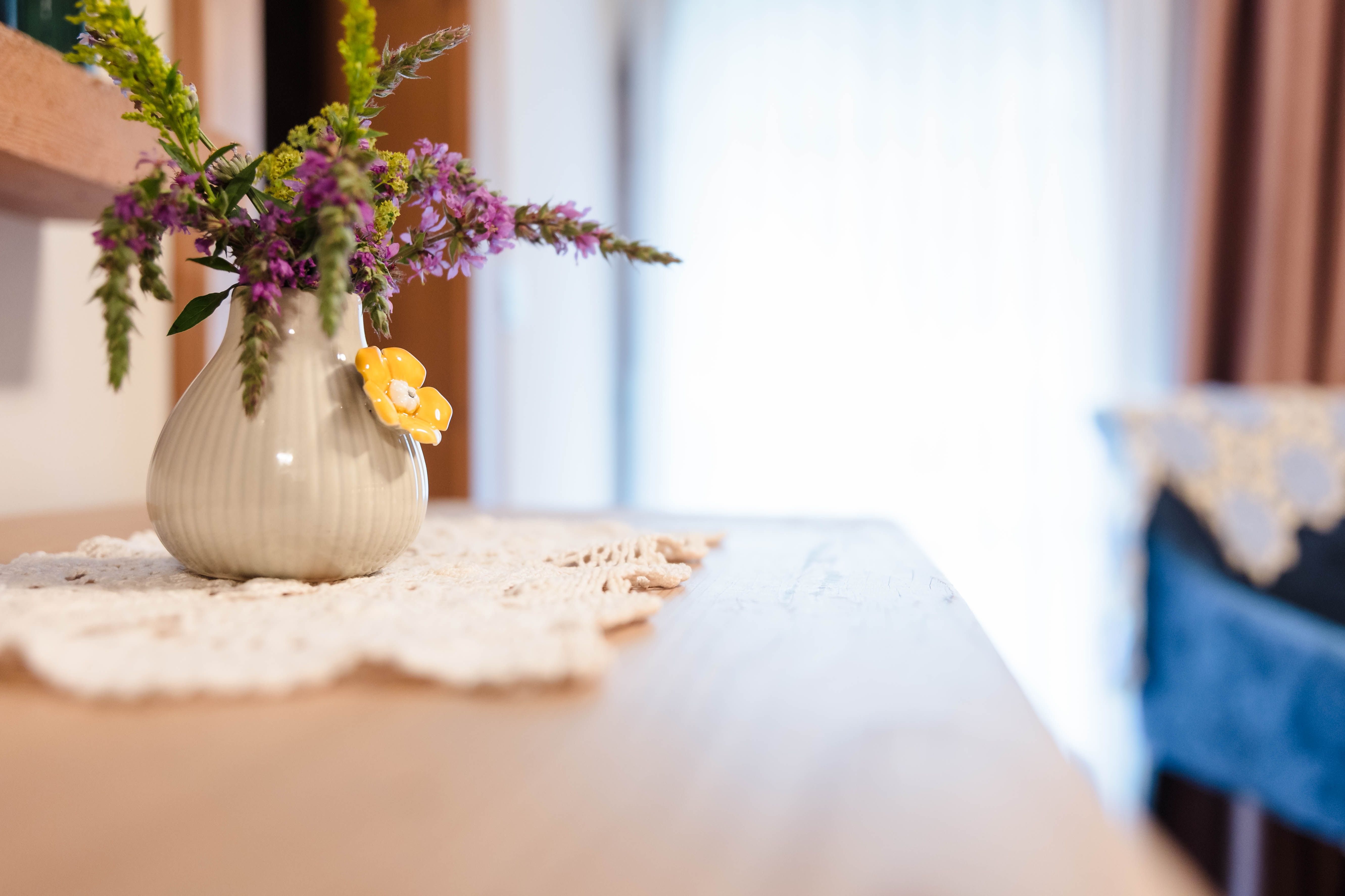 Blumenstrauß in der Ferienwohnung Gredler